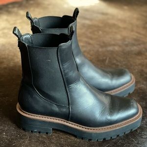 Sam Edelman laguna black leather chelsea boot size 8.5